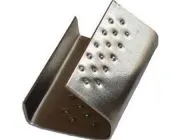 Замок металлический с внутренной пуклей (для полипропиленовой ленты) PP-16 (0,5) цинк матовый