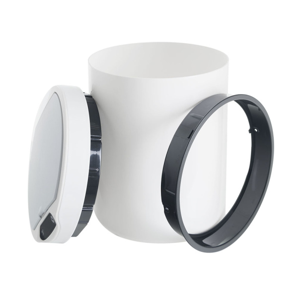 Ведро для мусора сенсорное, круг, Foodatlas JAH-6111, 12 л (белый) (58906230013-2) распродажа